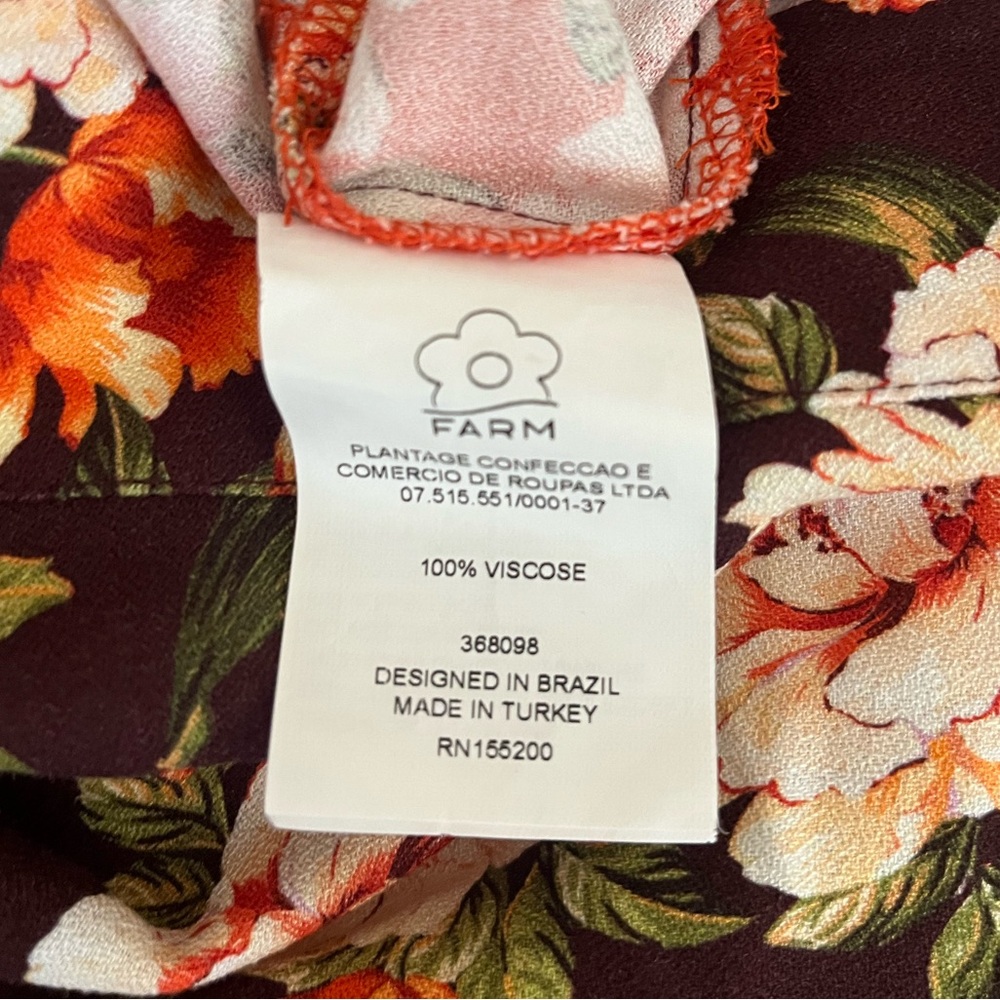 {FARM Rio x Anthropologie} Patchwork Floral Midi Skirt - Womens Small - Picture 9 of 11